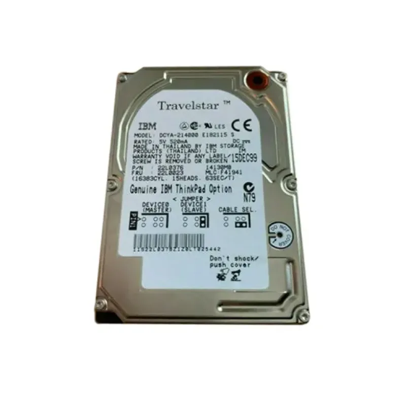 DCYA-214000 - IBM 14GB 4200RPM Ultra ATA 420KB Cache 2.5-inch Hard Drive