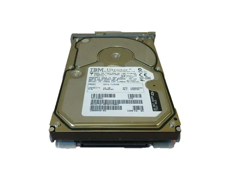 DDYS-T18350 IBM Ultrastar 36LZX 18.2GB 10000RPM Ultra-160 SCSI Hot Pluggable 3.5-inch Hard Drive