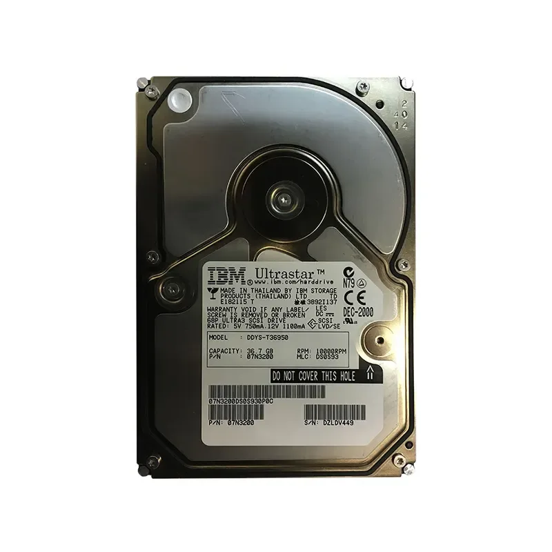 DDYS-T36950 - IBM 36GB 10000RPM 80-Pin Ultra-160 Hot Pluggable Hard Drive