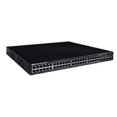 DE6248 - Dell PowerConnect 6248 48 x Ports 10/100/1000Base-T + 4 x Ports SFP Shared Gigabit Ethernet Layer 3 Managed Switch