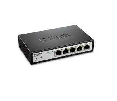 DES-1005P - D-Link 5-Port 10/100/1000Base-T Unmanaged Fast Ethernet Switch