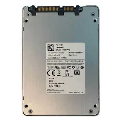 DFVVG - Dell 256GB SATA 6Gb/s 2.5-inch Solid State Drive