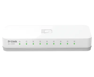 D-Link DGS-1008P/B 8-Port 4 4 x 10/ 100/ 1000Base-T 10/ 100/ 1000Base-T Power Over Ethernet Switch