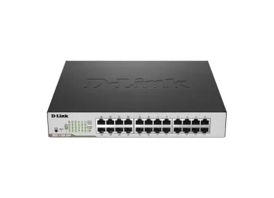 DGS-1100-24P - D-Link 12-Ports 10/100/1000Mbps PoE + 12-Ports 10/100/1000Mbps Stackable Ethernet Switch