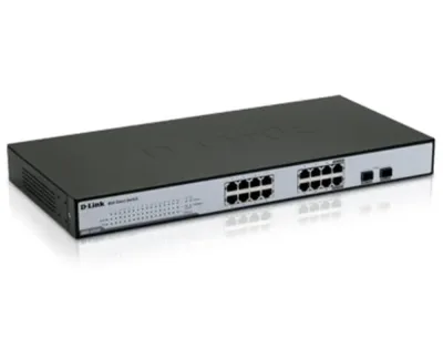 DGS-1216T - D-Link Web Smart 16-Port 10/100/1000+2 Combo SFP Switch