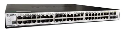 D-Link DGS-3120-48PC/SI 44-Port 32MB 10/100/1000(PoE) Layer-3 Managed Stackable Gigabit Ethernet Switch with 4 Combo SFP Ports