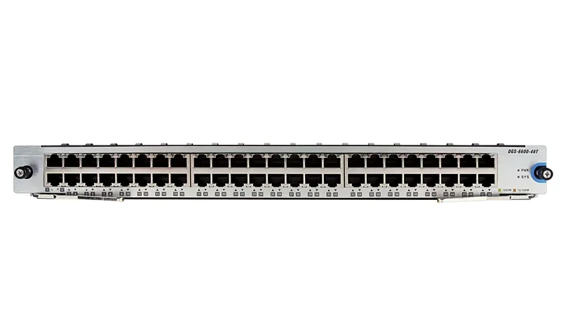 DGS-6600-48T - D-Link 48-Port 1Gbps 10/100MB LAN 10/100/1000Base-T Expansion Module for xStack DGS-6604