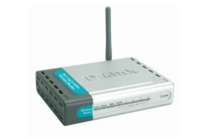 D-Link DI-524/B AirPlus G DI-524 Wireless Broadband Router With Built-in 4-Port Switch 4 x 10/100Base-TX, 1 x 10/100Base-TX IEEE 802.11b/g Wireless Broadband Router