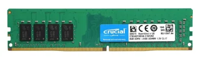 PNY DIM104GBN/19200/4-SB 4GB DDR4-2400MHz PC4-19200 non-ECC Unbuffered CL17 288-Pin DIMM 1.2V Single Rank Memory Module