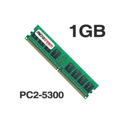 PNY DIMM101GBN/5300/2CBX 1GB DDR2-667MHz PC2-5300 non-ECC Unbuffered CL5 240-Pin DIMM Dual Rank Memory Module
