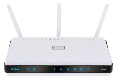 DIR-655 - D-Link 4-Port 2.4GHz 10/100/100Base-T Gigabit Ethernet 802.11b/g/n Wireless Router