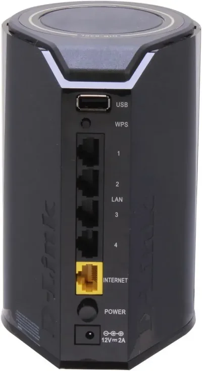 DIR-836L - D-Link 4-Ports 10/100/1000Base-T 750 Mbps 2.4/5GHz Gigabit Ethernet 802.11b/g/n Wireless Router