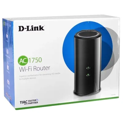 DIR-866L - D-Link 4-Port 2.4/5GHz 1750 Mbps Gigabit Ethernet 802.11b/a/g/n/ac Wireless Router