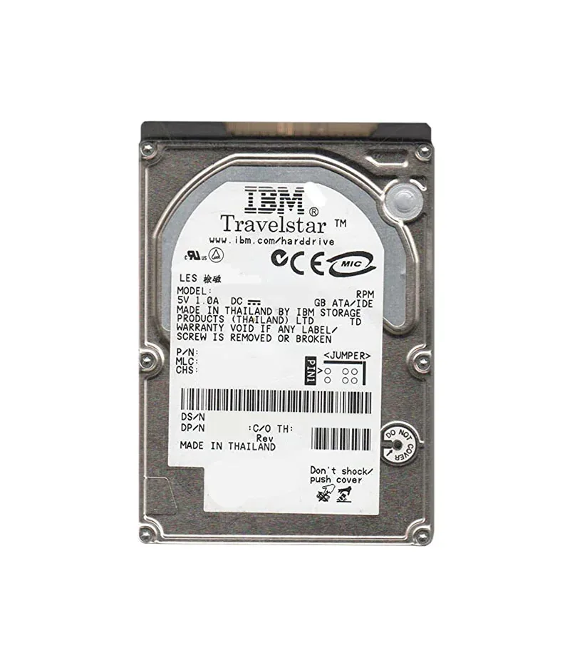 DJSA-205 - IBM Travelstar 20GN 5GB 4200RPM IDE / ATA-66 512KB Cache 2.5-inch Hard Drive