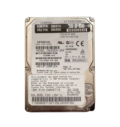 DK23EA20RB - Hitachi 20GB 4200RPM IDE/ATA 2.5-inch Hard Drive