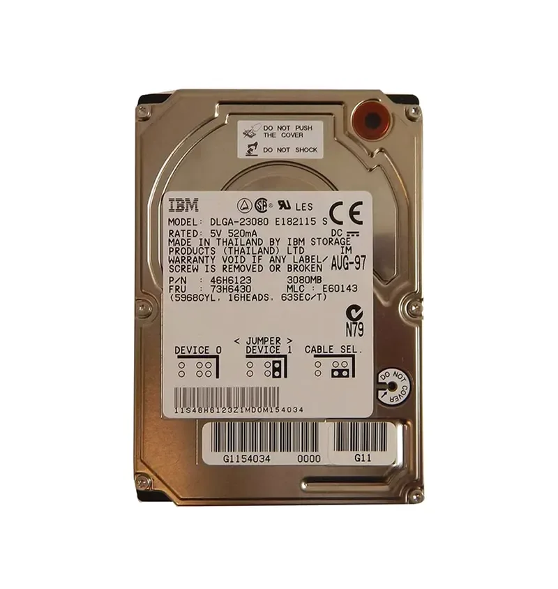 DLGA-23080 - IBM Travelstar 3.2GB 4200RPM IDE 2.5-inch Hard Drive