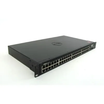 DMD5F - Dell Networking N2048 48 x Ports 10/100/1000 + 2 x Ports 10 Gigabit SFP+ Rack-mountable Layer 2 Managed Gigabit Ethernet Switch