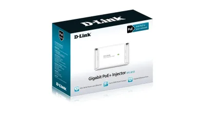 DPE-301GI - D-Link 30W 1-Port Gigabit PoE+ Injector