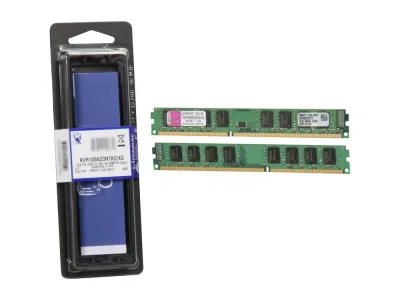 Kingston DQKTL-TCM58/2G 2GB DDR3-1066MHz PC3-8500 non-ECC Unbuffered CL7 240-Pin DIMM Dual Rank Memory Module