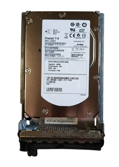 DR238 - Dell 146GB 10000RPM SAS 3Gb/s 3.5-inch Hard Drive with Tray