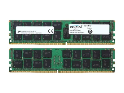 Dataram DRC2133RS/8GB 8GB DDR4-2133MHz PC4-17000 ECC Registered CL15 288-Pin DIMM 1.2V Single Rank Memory Module