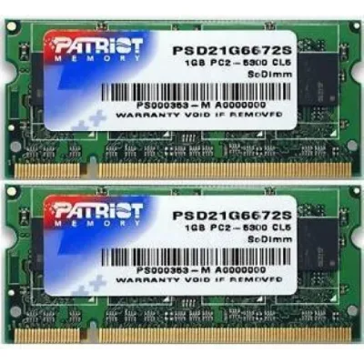 Dataram DRH585G2/2GB 2GB Kit (2 X 1GB) DDR2-667MHz PC2-5300 ECC Registered CL5 240-Pin DIMM Dual Rank Memory