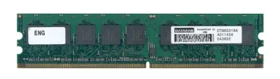 Dataram DRHXW4305E/512 512MB DDR2-533MHz PC2-4200 ECC Unbuffered CL4 240-Pin DIMM Memory Module for Workstation XW4300 Series