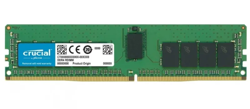 Dataram DRHZ2666R/16GB 16GB DDR4-2666MHz PC4-21300 ECC Registered CL19 288-Pin DIMM 1.2V Dual Rank Memory Module