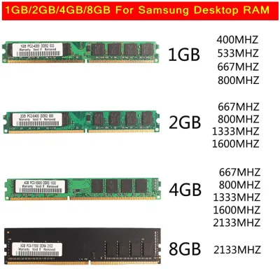 Dataram DRL370N/1GB 1GB DDR2-400MHz PC2-3200 non-ECC Unbuffered CL3 240-Pin DIMM Memory Module