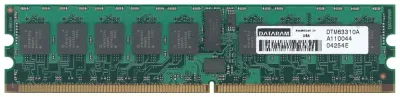 Dataram DRL370N/256 256MB DDR2-400MHz PC2-3200 non-ECC Unbuffered CL3 240-Pin DIMM Memory Module