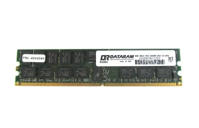 Dataram DRSX4440/4GB 4GB Kit (2X2GB) DDR2-667MHz PC2-5300 ECC Registered CL5 240-Pin DIMM Memory