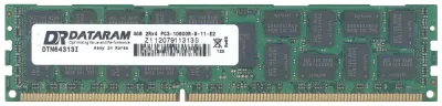 Dataram DRV30-13RL/8GB 8GB DDR3-1333MHz PC3-10600 ECC Registered CL9 240-Pin DIMM 1.35V Low Voltage Dual Rank Memory Module