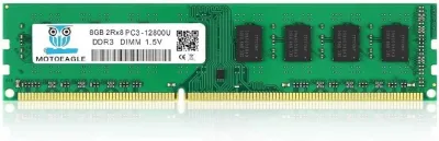 Dataram DRV31-16U/8GB 8GB DDR3-1600MHz PC3-12800 non-ECC Unbuffered CL11 240-Pin DIMM Dual Rank Memory Module