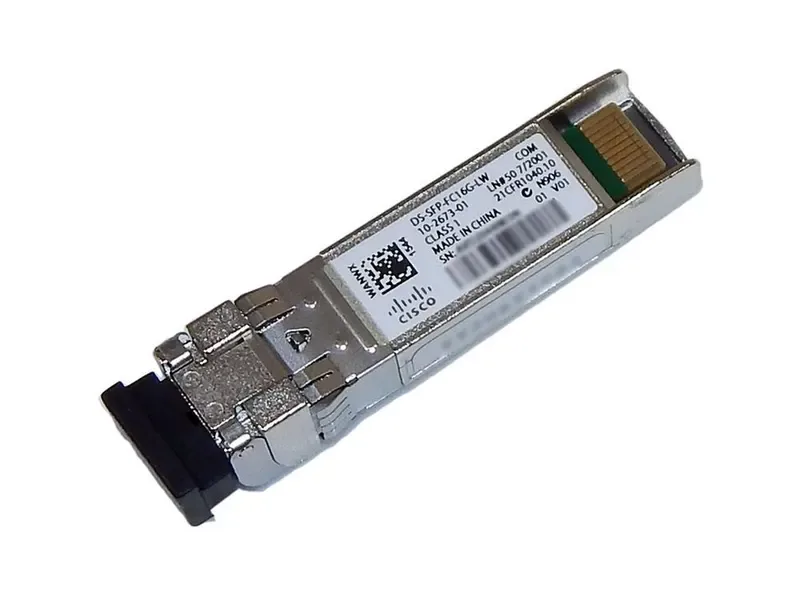 Cisco DS-SFP-FC16G-LW Multi-mode 16Gbps LongWave Fiber 10km 1310nm Duplex LC Connector Fibre Channel SFP+ Transceiver Module