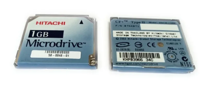 DSCM-11000 - Hitachi Microdrive 1GB 3600RPM CompactFlash+ Type II 1-inch Hard Disk Drive