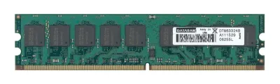 DTM63324B - Dataram 1GB DDR2-667MHz PC2-5300 ECC Unbuffered CL5 240-Pin DIMM Dual Rank Memory Module