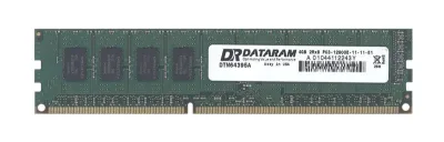 DTM64395A - Dataram 4GB DDR3-1600MHz PC3-12800 ECC Unbuffered CL11 240-Pin DIMM Dual Rank Memory Module