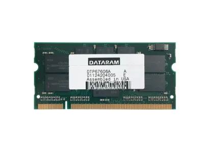 DTP67606A - Dataram 512MB DDR-266MHz PC2100 non-ECC Unbuffered CL2.5 200-Pin SoDimm Memory Module for laptops