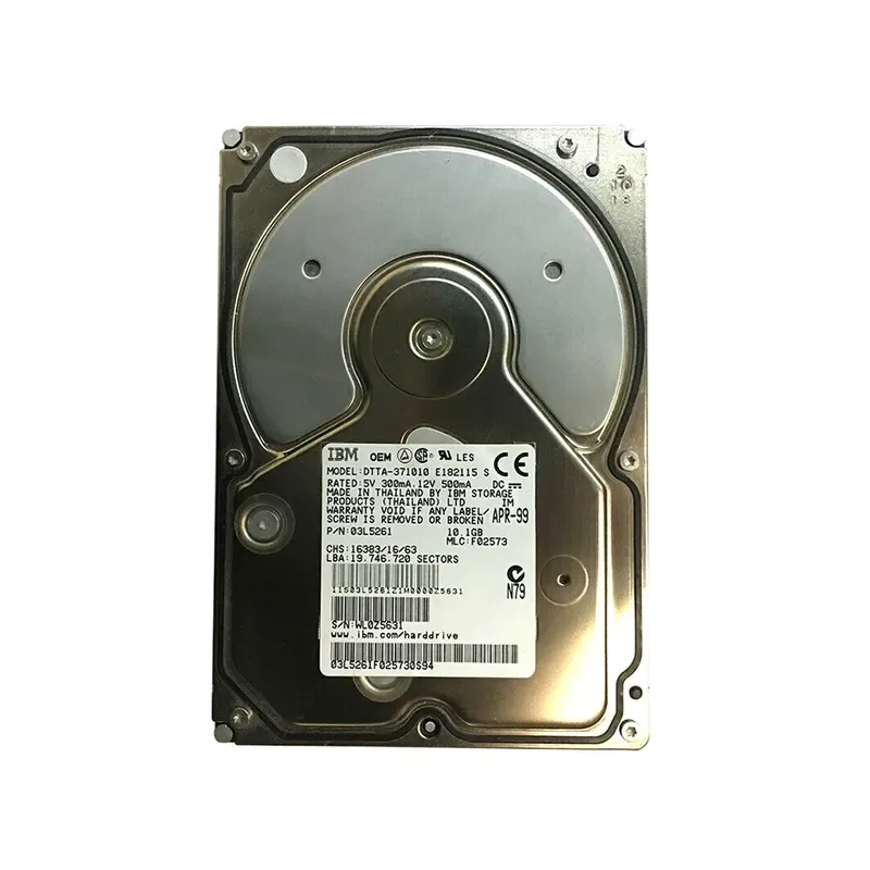 DTTA-371010 - IBM Deskstar 14GXP 10.1GB 7200RPM ATA-33 464KB Cache 3.5-inch Hard Drive