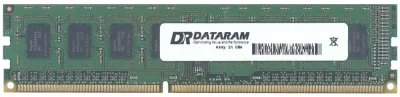 Dataram DVM16S2L8/4G 4GB DDR3-1600MHz PC3-12800 non-ECC Unbuffered CL11 204-Pin SoDimm Dual Rank Memory Module