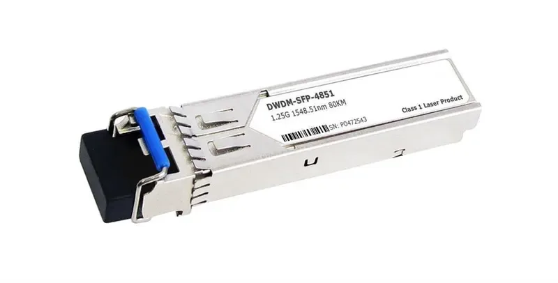 DWDM-SFP-48.51 - Cisco 1.25Gb/s 1000Base-DWDM Single-Mode Fiber 80km 1548.51nm LC Connector SFP Transceiver Module