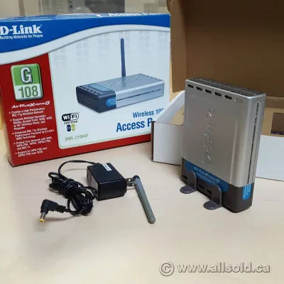 D-Link DWL-2100AP/B DWL-2100AP Wireless Access Point 108Mbps 400m Maximum Range