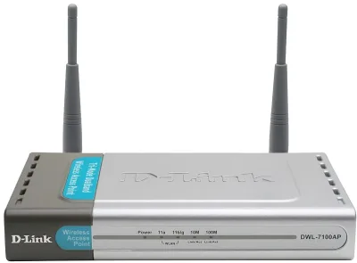 DWL-7100AP - D-Link 108Mbps Fast Ethernet 802.11b/a/g Wireless Access Point