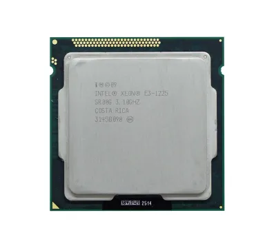 E3-1225 - Intel Xeon Quad Core 3.10GHz 5.00GT/s DMI 6MB L3 Cache Socket LGA1155 Processor