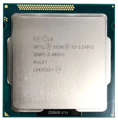 E3-1240V2 - Intel Xeon E3-1240 v2 Quad Core 3.40GHz 5.00GT/s DMI 8MB SmartCache Socket FCLGA1155 Processor