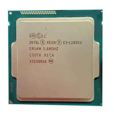 E3-1285V3 - Intel Xeon E3-1285 v3 Quad Core 3.60GHz 5.00GT/s DMI 8MB L3 Cache Socket FCLGA1150 Processor