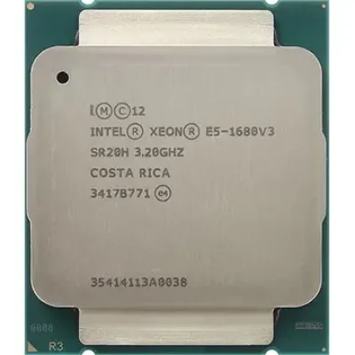 E5-1680V3 - Intel Xeon E5-1680 v3 8 Core 3.20GHz 0GT/s QPI 20MB SmartCache Socket FCLGA2011-3 Processor