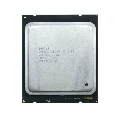 E5-2680 - Intel Xeon 8 Core 2.70GHz 8.00GT/s QPI 20MB L3 Cache Socket LGA2011 Processor (Tray part)