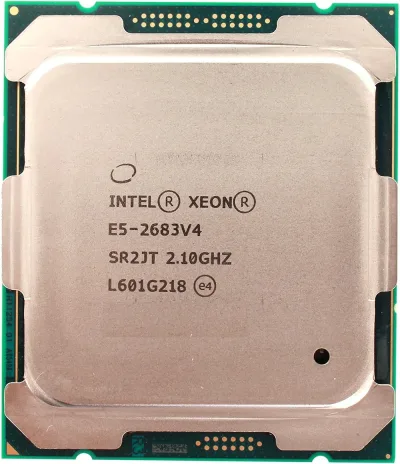 E5-2683V4 - Intel Xeon E5-2683 v4 16 Core 2.10GHz 9.60GT/s QPI 40MB L3 Cache Socket FCLGA2011-3 Processor