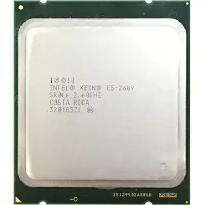 E5-2689 - Intel Xeon 8 Core 2.60GHz 8.00GT/s QPI 20MB L3 Cache Processor